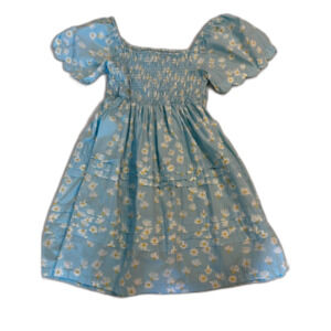 Simply Southern Daisy Smocked Dress + Straw Hat = Summer Outfit